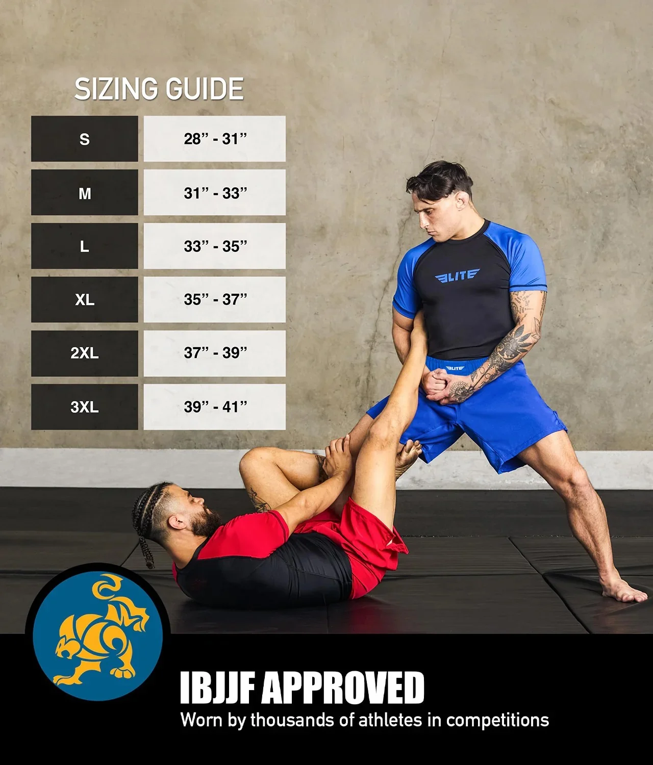 Black Jack Blue No Gi Mens BJJ Shorts - Image 3