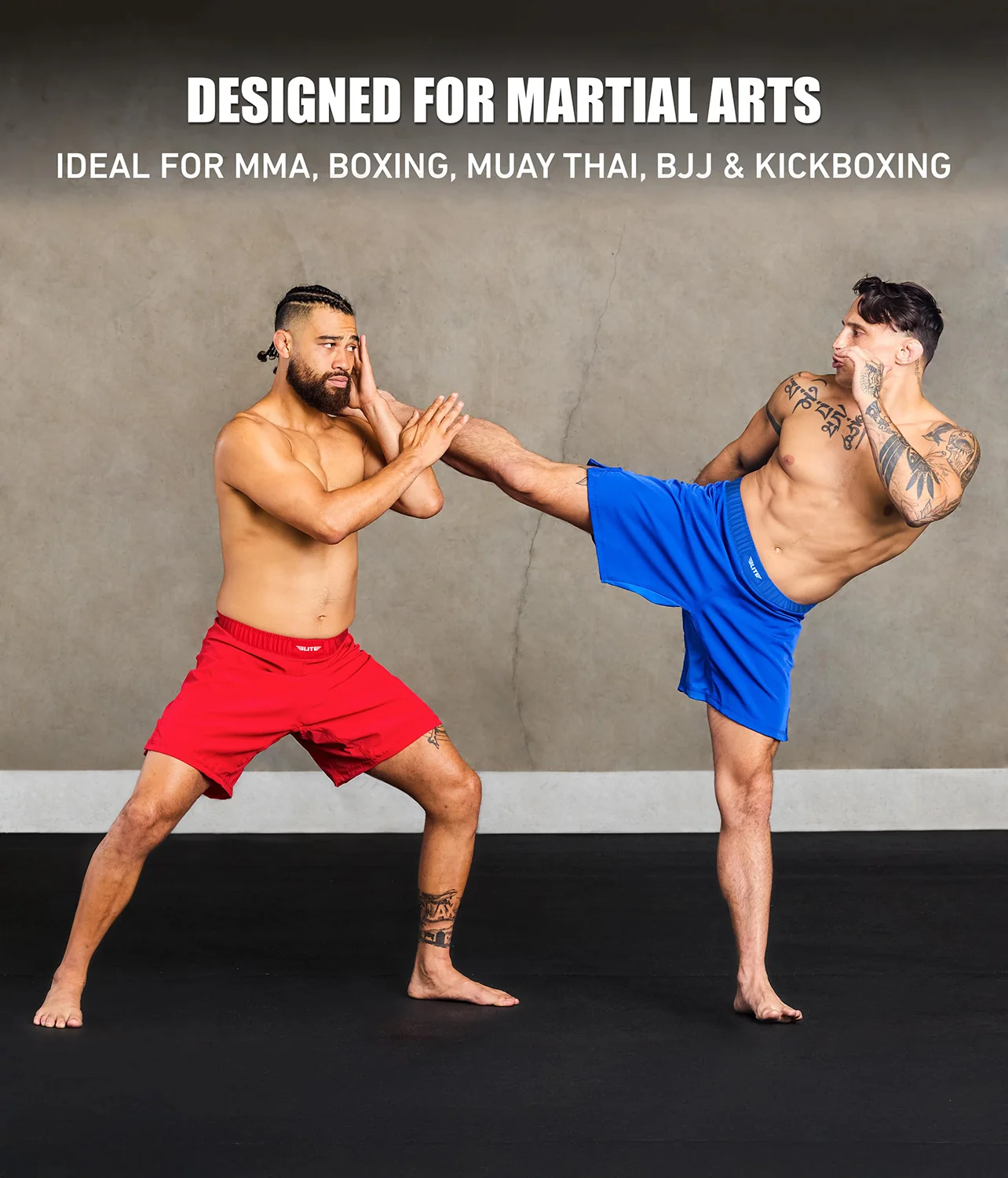 Black Jack Blue No Gi Mens BJJ Shorts - Image 6