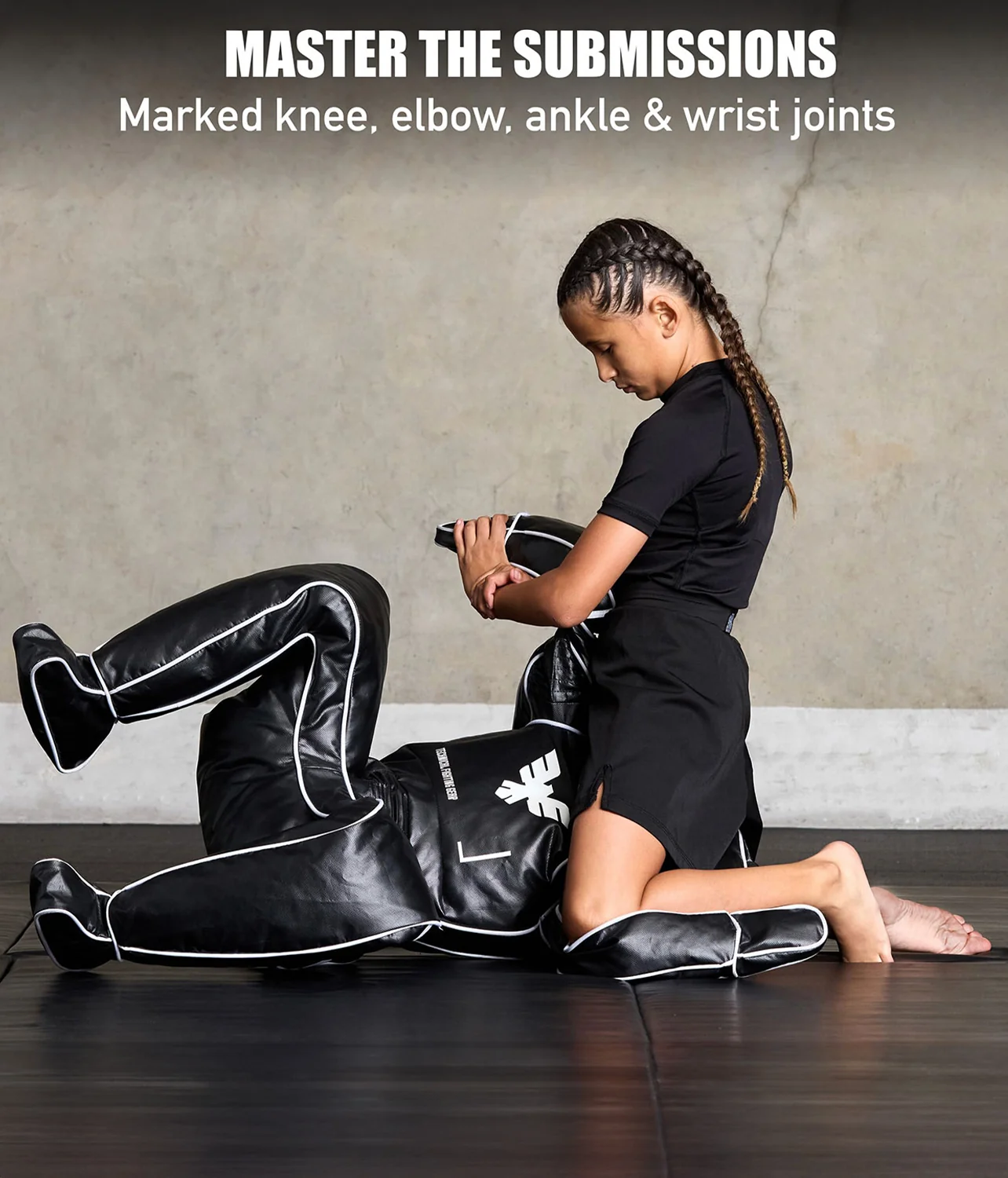 Kids Essential BJJ Grappling Dummy – 3'11" (120 cm), Unfilled - Image 3