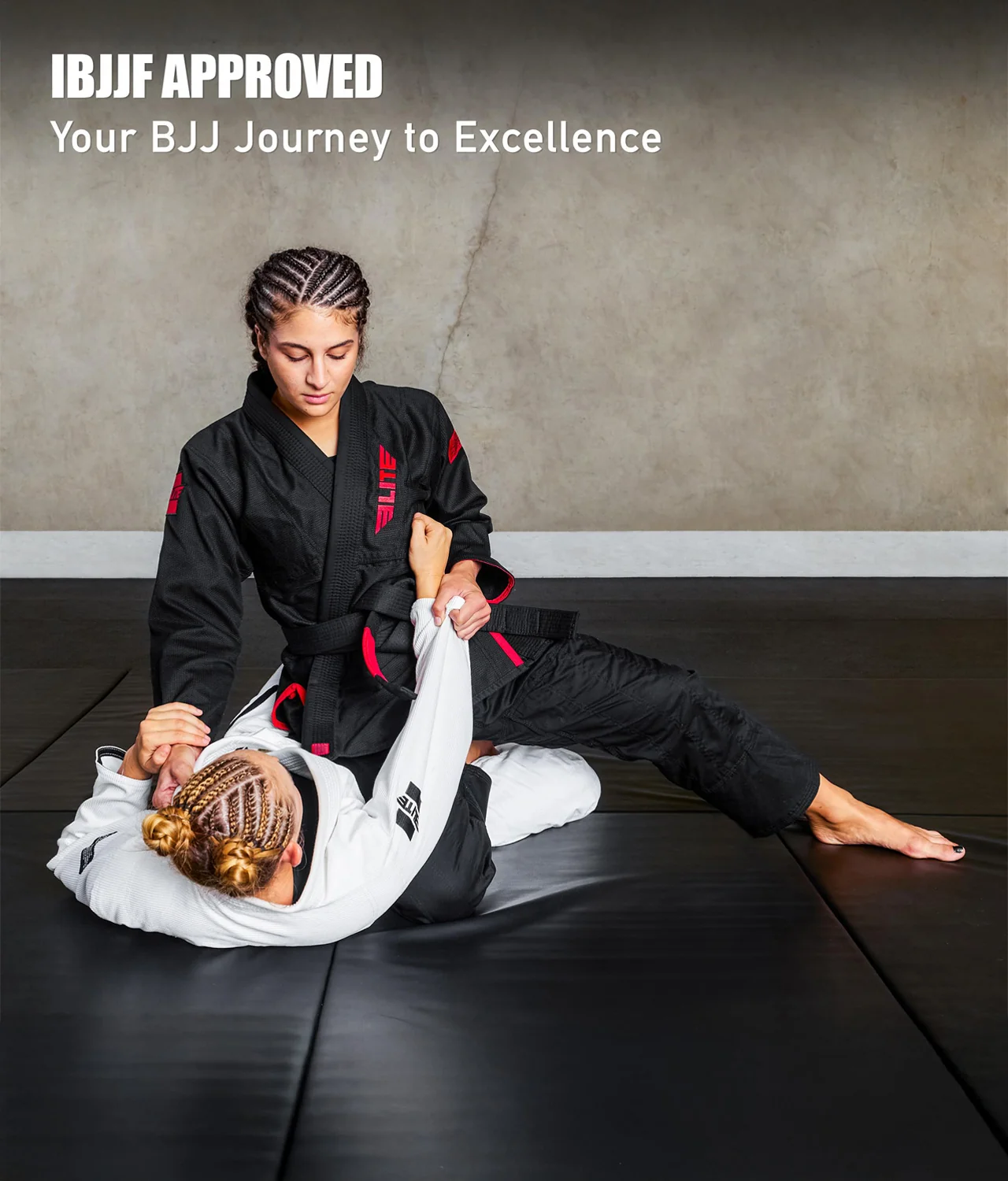 Core Black Brazilian Jiu Jitsu Womens BJJ Gi - Image 6