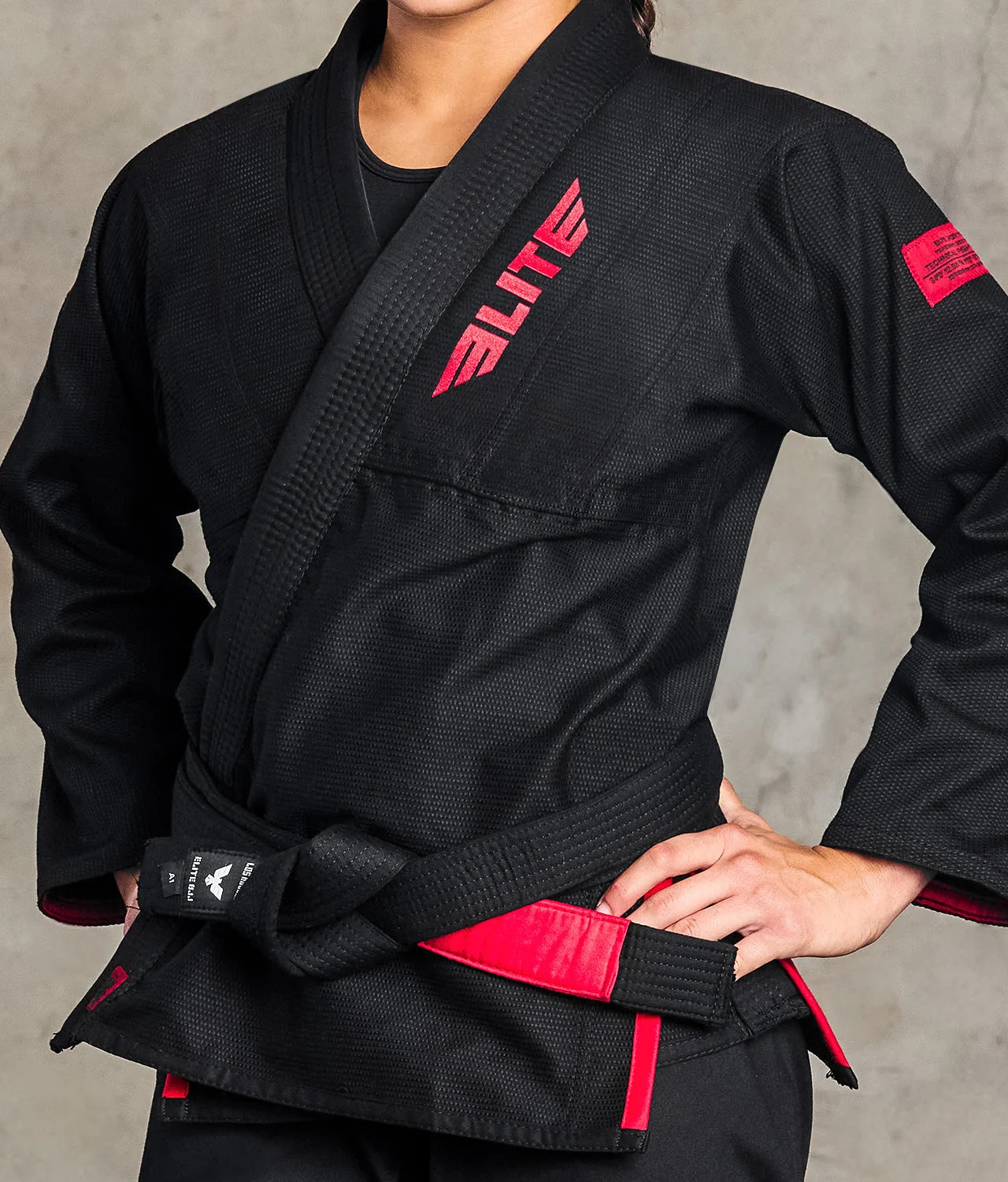 Core Black Brazilian Jiu Jitsu Womens BJJ Gi - Image 8