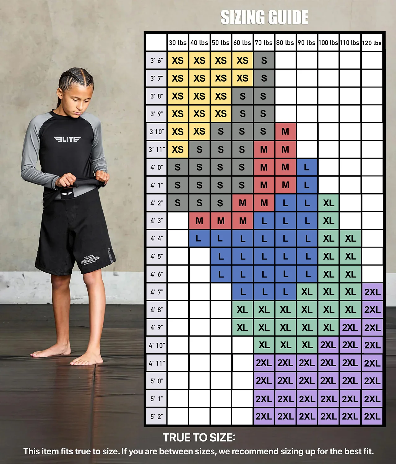 Standard Gray Long Sleeve No-Gi Kids BJJ Rash Guard - Image 3