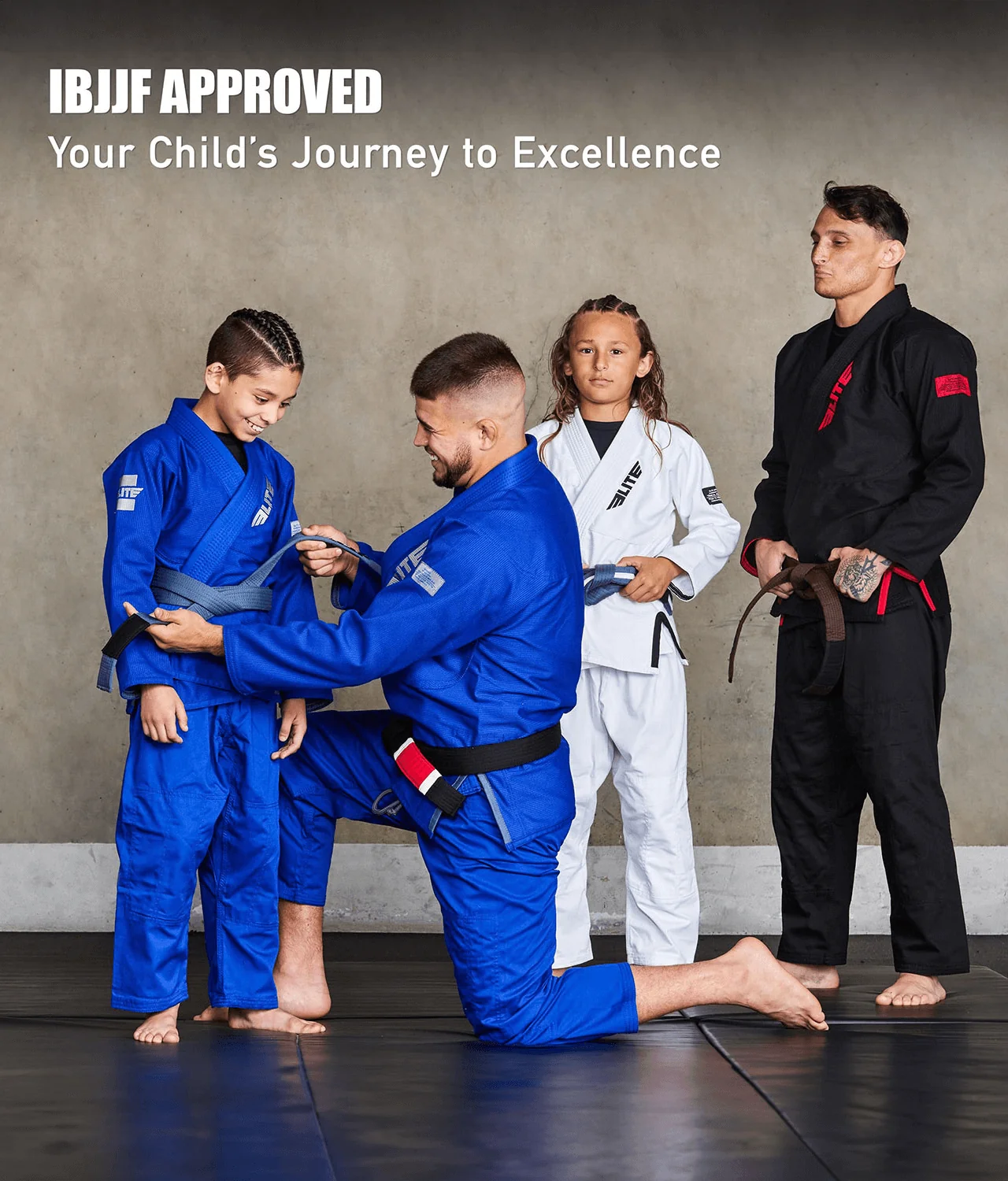 Core Blue Brazilian Jiu Jitsu Kids BJJ Gi - Image 6