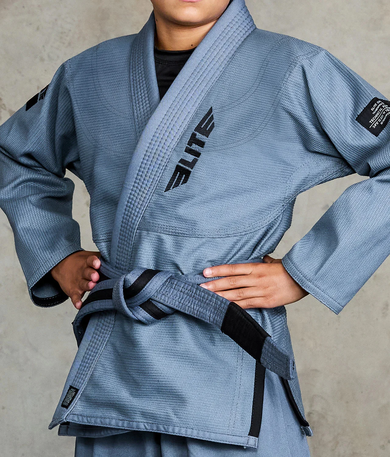 Core Gray Brazilian Jiu Jitsu Kids BJJ Gi - Image 8
