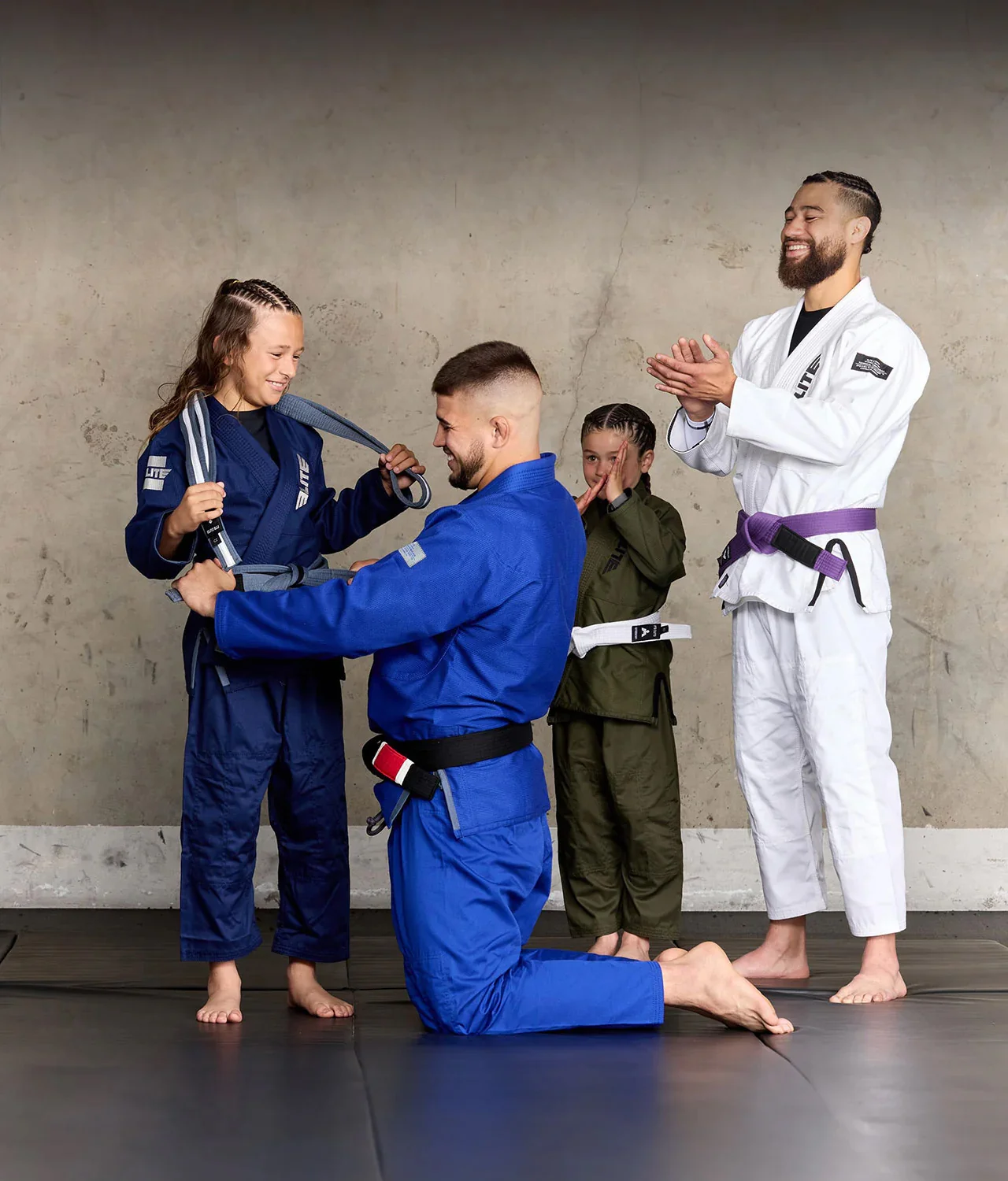 Core Navy Brazilian Jiu Jitsu Kids BJJ Gi - Image 6
