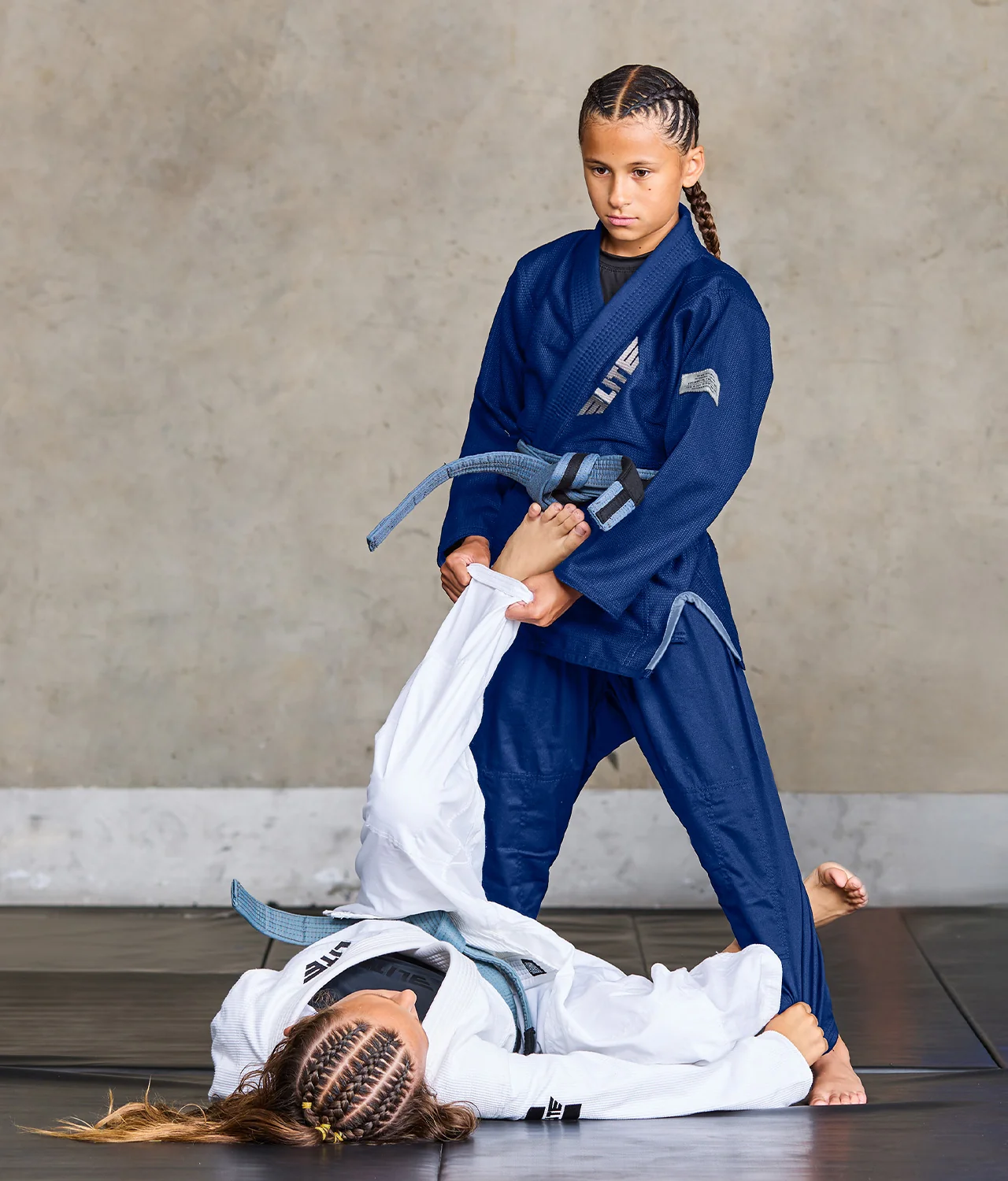Core Navy Brazilian Jiu Jitsu Kids BJJ Gi - Image 7