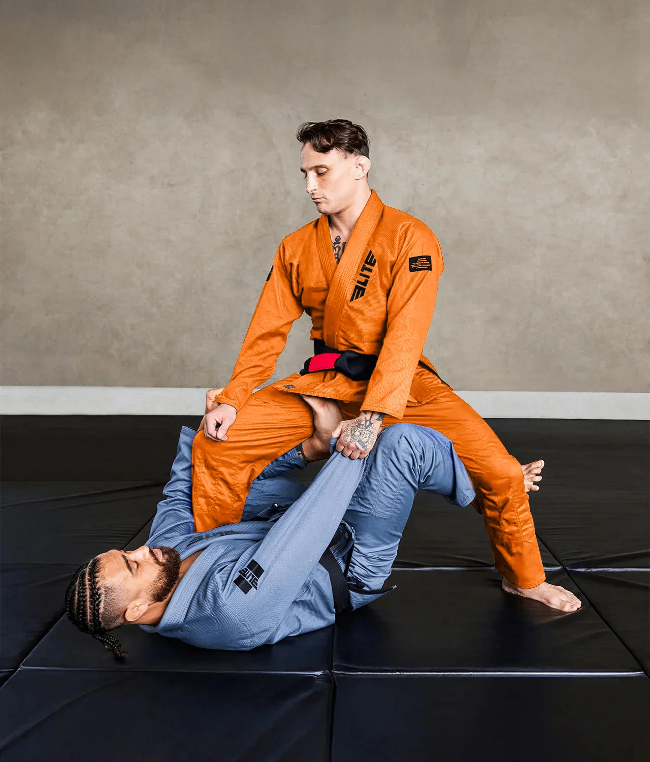 Core Orange Brazilian Jiu Jitsu Mens BJJ Gi - Image 6
