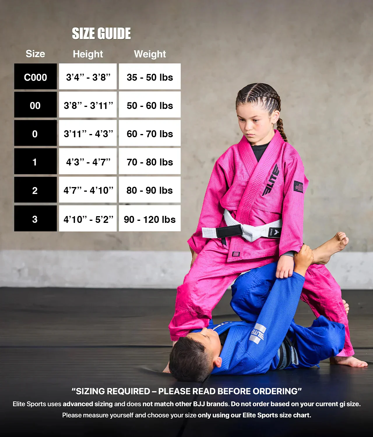 Core Pink Brazilian Jiu Jitsu Kids BJJ Gi - Image 3