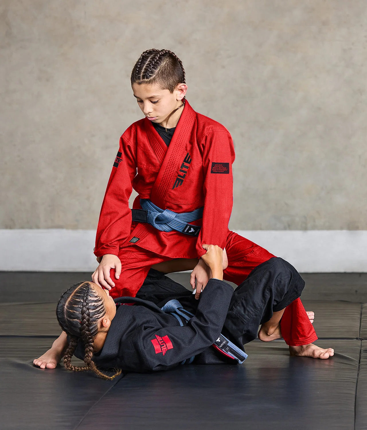 Core Red Brazilian Jiu Jitsu Kids BJJ Gi - Image 7
