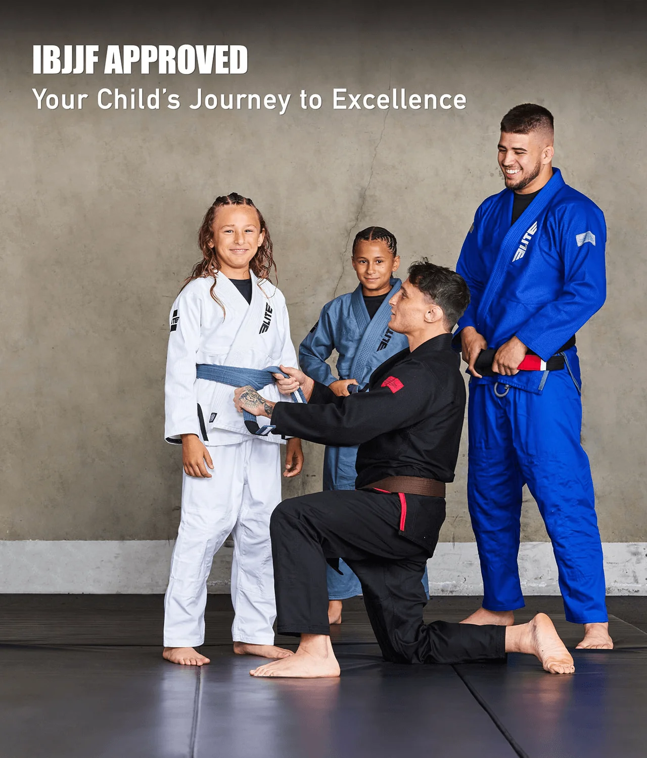 Core White Brazilian Jiu Jitsu Kids BJJ Gi - Image 6