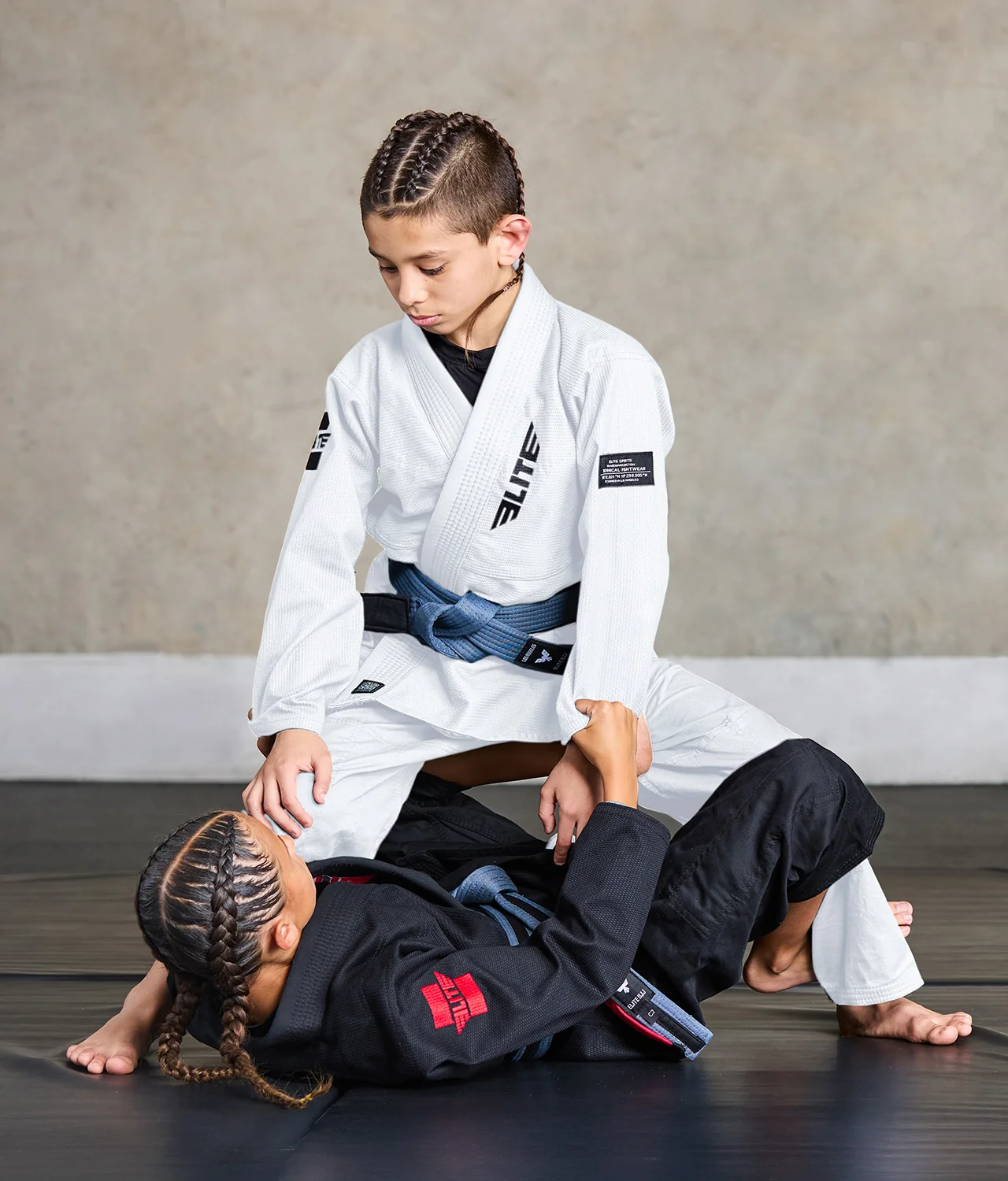 Core White Brazilian Jiu Jitsu Kids BJJ Gi - Image 7