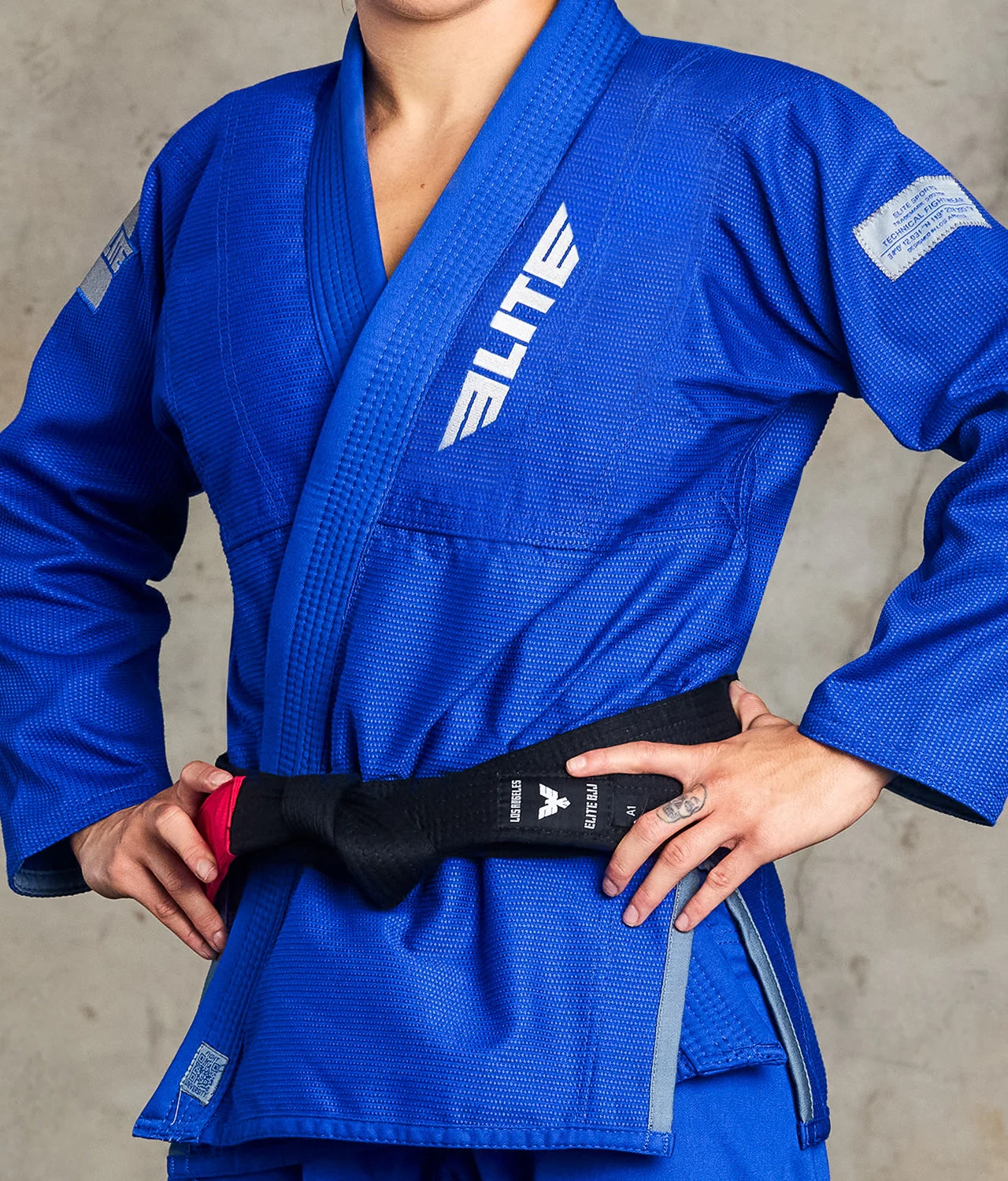 Core Blue Brazilian Jiu Jitsu Womens BJJ Gi - Image 8